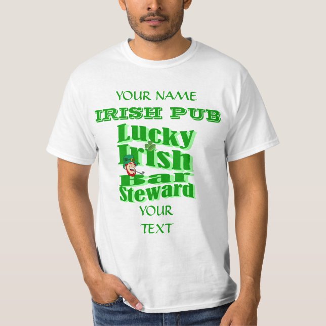 Lucky Irish St Patrick's T-Shirt (Vorderseite)
