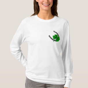 Lucky Irish Women's Shirt St. Patrick's Lady Shirt