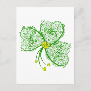 Lucky Klee Filigree Postkarte