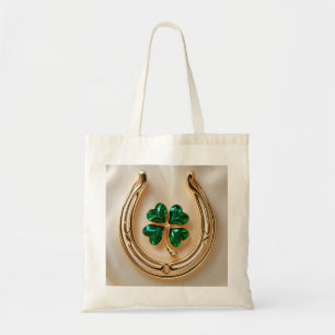 Lucky Klee mit Gold Horseshoe Tragetasche