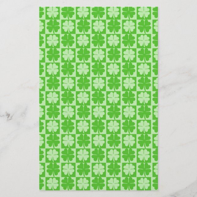 Lucky Kleeblatt Briefpapier (Vorderseite)