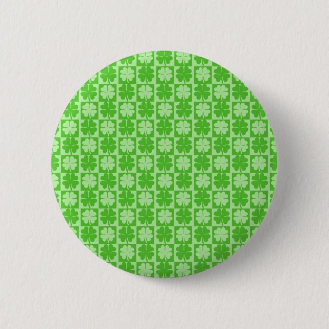Lucky Kleeblatt Button (Vorderseite)