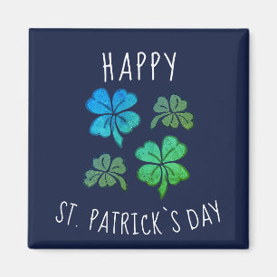 Lucky Kleeblatt Clover Happy St Patrick`s Day Magnet
