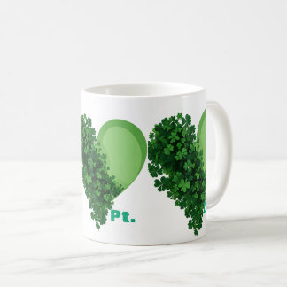 Lucky Kleeblatt Herz Tasse | St. Patrick's Day