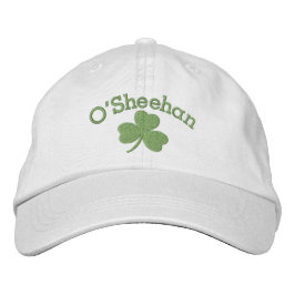 Lucky Kleeblatt Irish Green Personalisiert Bestickte Kappe