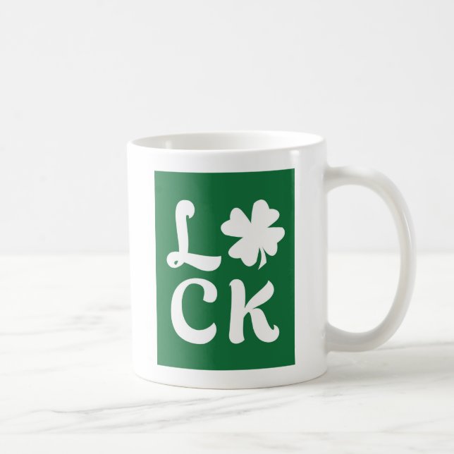 Lucky Kleeblatt Kaffeetasse (Rechts)
