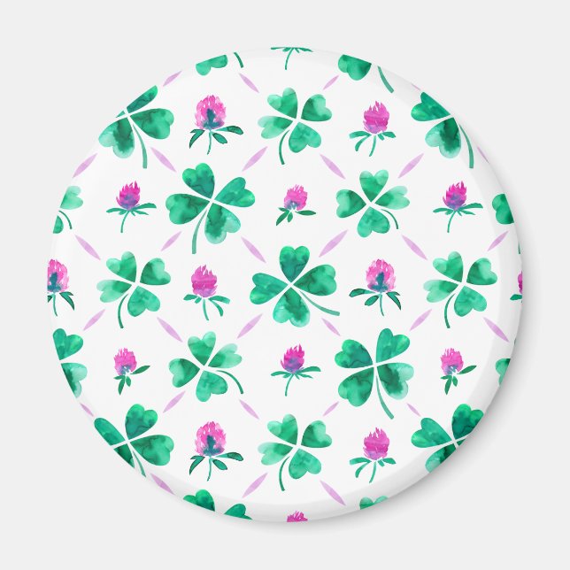 Lucky Kleeblatt Magnet (Vorne)