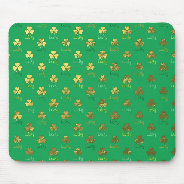 Lucky Kleeblatt Mousepad (Vorne)