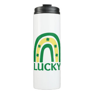 Lucky Kleeblatt Rainbow St Patricks Thermosbecher