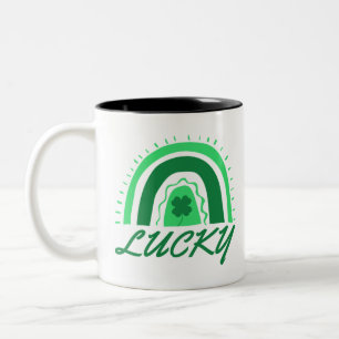 Lucky Kleeblatt Rainbow Zweifarbige Tasse