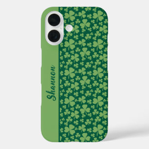 Lucky Kleeblatt Vibranly Green iPhone 16 Hülle