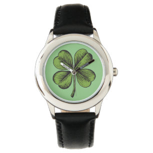 Lucky Kleeblatt Watch Armbanduhr