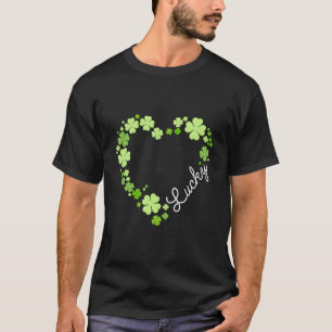Lucky Kleeblatts Clovers Niedlicher St Patricks Da T-Shirt