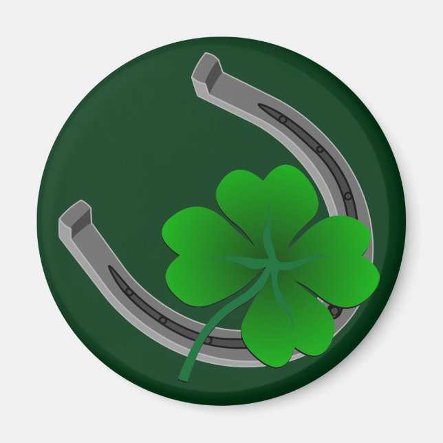 Lucky Kühlschrankmagnet Shirt St. Patrick's Wohnge Magnet (Vorne)