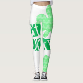 Lucky L Clover Kleeblatts St Patty W Leggings