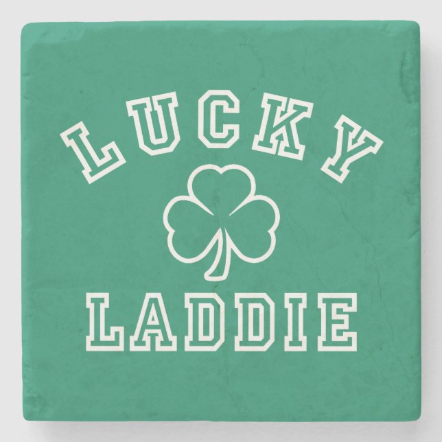 Lucky Laddie Steinuntersetzer (Vorderseite)