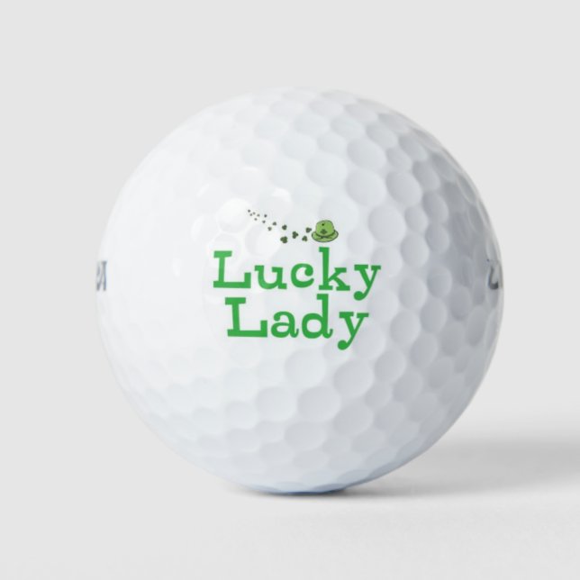 Lucky Lady Golfball (Vorderseite)