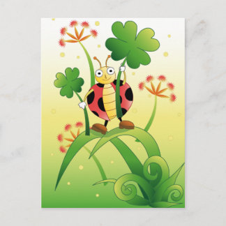 Lucky Ladybird Postkarte
