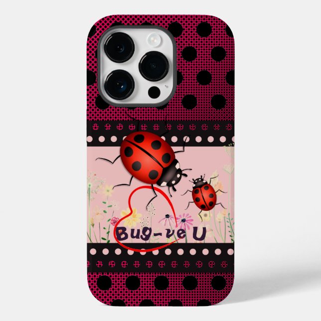 Lucky Ladybug Case-Mate iPhone Hülle (Rückseite)