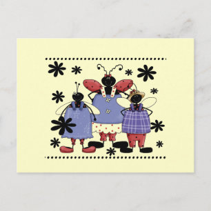 Lucky Ladybug Friends Tshirts und Geschenke Postkarte