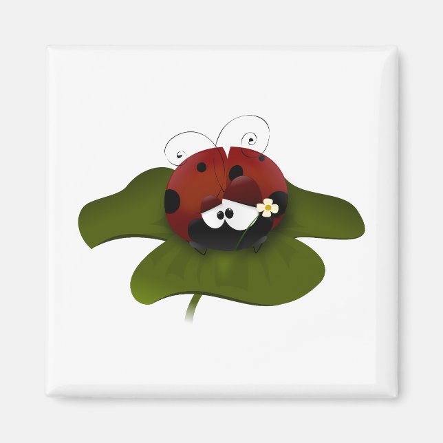 Lucky Ladybug Magnet (Vorne)