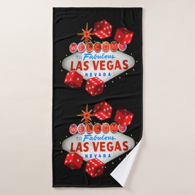 Lucky Las Vegas Badetuch Set (Badehandtuch)