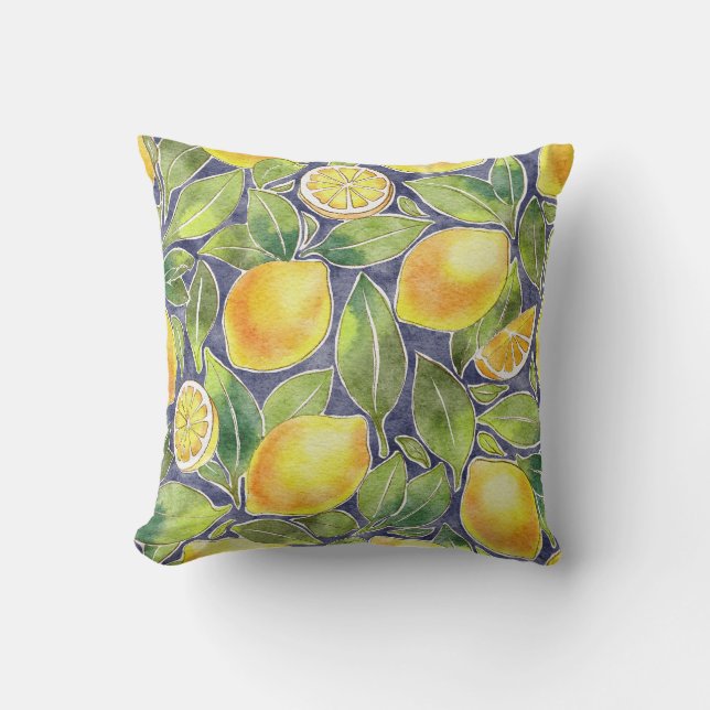 Lucky Lemon Kissen (Vorderseite)