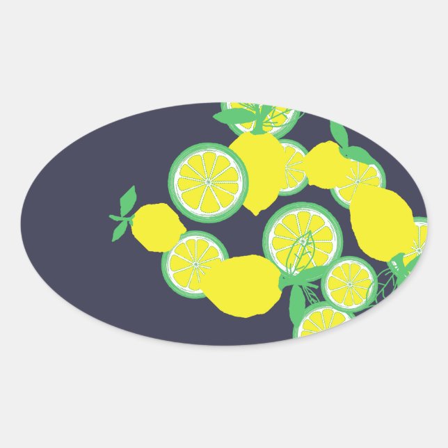 Lucky Lemons Bio Funky Sticker (Vorderseite)