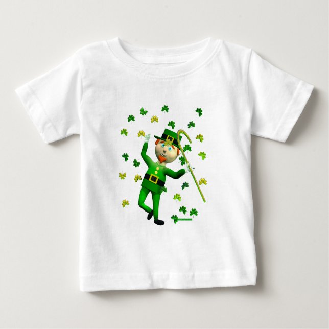 Lucky Leprechaun Dance Baby T-shirt (Vorderseite)