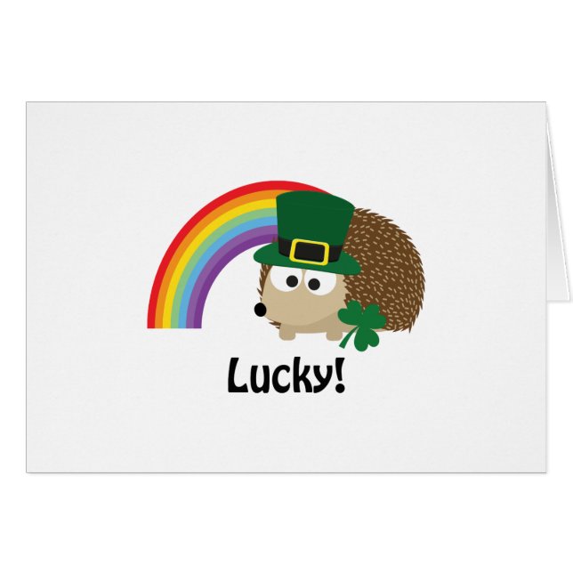 Lucky Leprechaun Igel (Vorderseite (Horizontal))