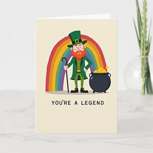 Lucky Leprechaun Legend Card Karte (Vorderseite)