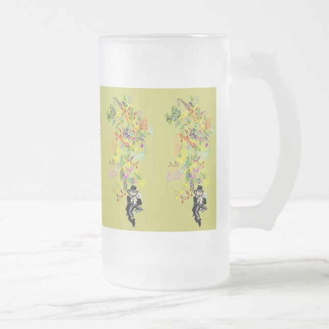 Lucky Leprechaun Mattglas Bierglas (Rechts)