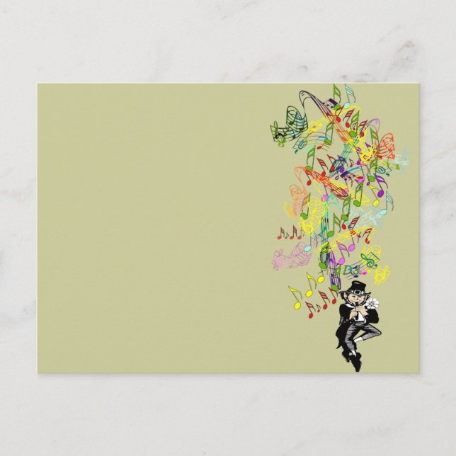 Lucky Leprechaun Postkarte (Vorderseite)