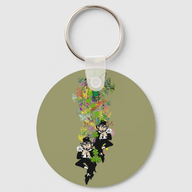 Lucky Leprechaun Schlüsselanhänger (Vorderseite)