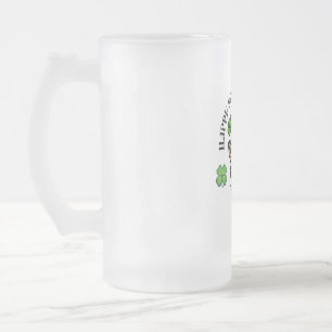 Lucky Leprechaun St. Patrick's Day Mattglas Bierglas