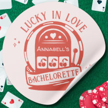 Lucky Liebe Casino Hand Drawn Vegas Bachelorette