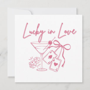 Lucky Liebe Vegas Casino Lugano Brautparty Einladung