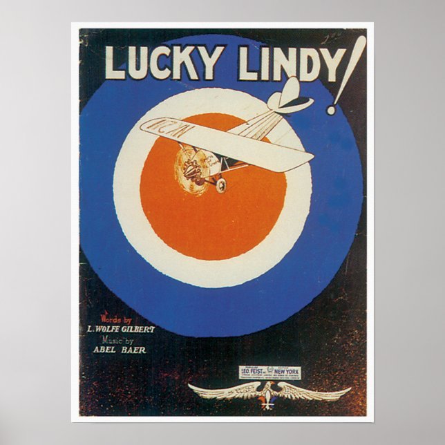 Lucky Lindy Poster (Vorne)
