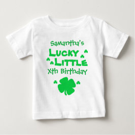 Lucky Little Birthday Baby T-shirt