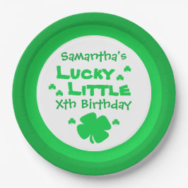 Lucky Little Birthday Pappteller