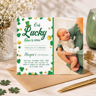 Lucky Little One – St. Patrick’s Day Babyparty Einladung
