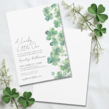 Lucky Little One St. Patrick's Day Baby Shower