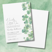 Lucky Little One St. Patrick's Day Baby Shower