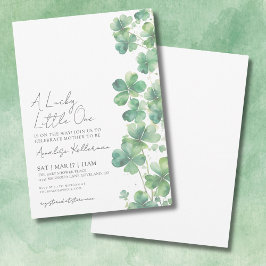 Lucky Little One St. Patrick's Day Baby Shower Einladung
