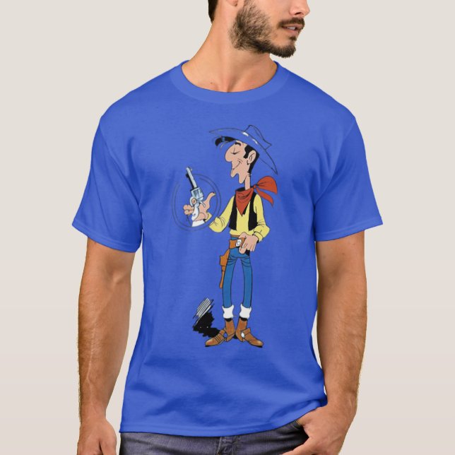 Lucky Luke Pistol Boy girl gift T-Shirt (Vorderseite)