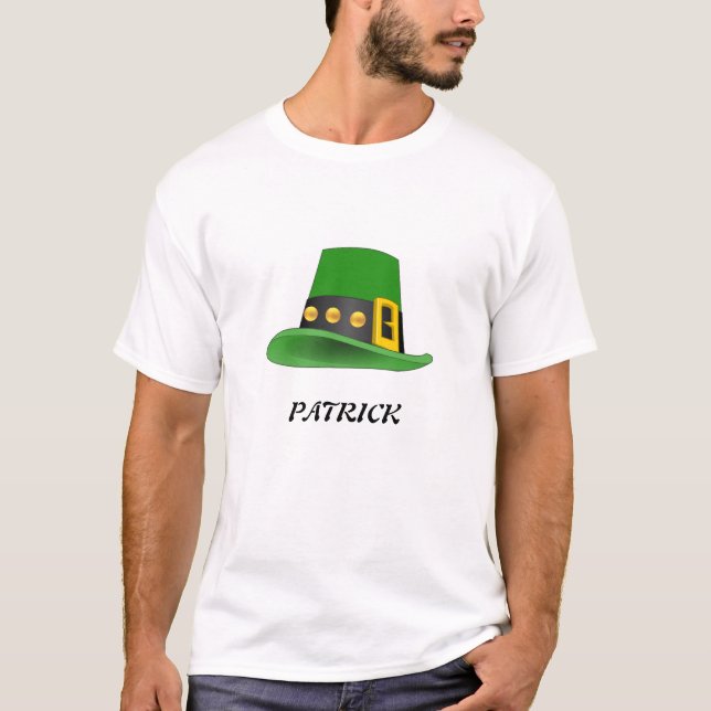 Lucky Magic Green Hat T - Shirt (Vorderseite)