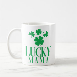 Lucky Mama Classic Tasse – Shamrock-Mutter-Kaffeet