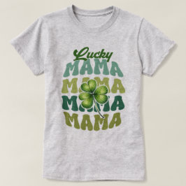 Lucky Mama Kleeblatt Frauen T - Shirt