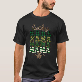 Lucky Mama Letter Funny St Patrick's Day T-Shirt