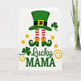 Lucky Mama Shamrock Karte